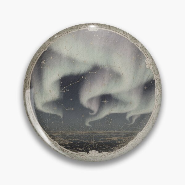 Item preview, Celestial Chart of the Northern Aurora in Gilt designed and sold by PictorialWhimsy.