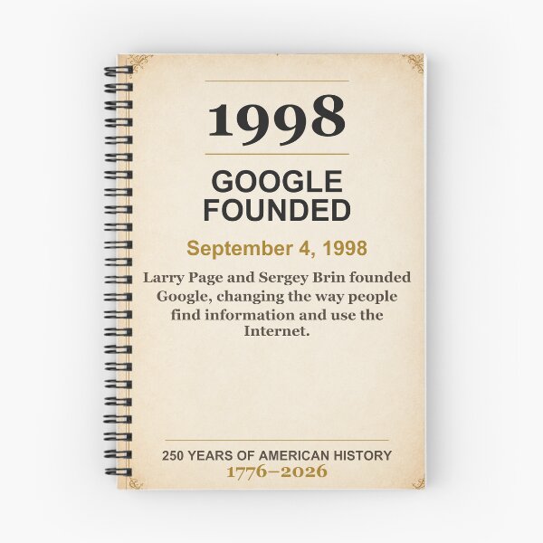 Item preview, America 250 | Google Founded | 1998 designed and sold by ariksworld.