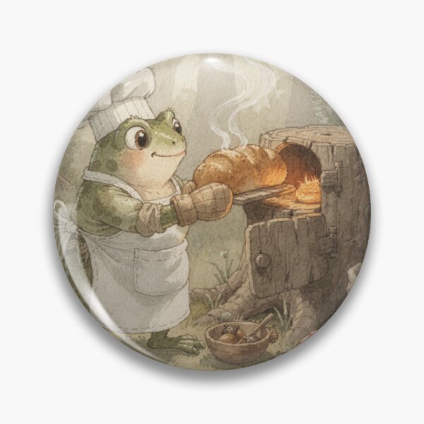 Item preview, Toad Baker Acorn Bread Stump Oven designed and sold by PictorialWhimsy.