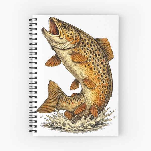 Item preview, Brown Trout Wild Strike designed and sold by KrungiT Design .
