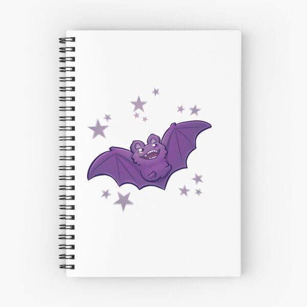 Item preview, Cute Flying Purple Bat and Stars Art designed and sold by lilLilaBat.