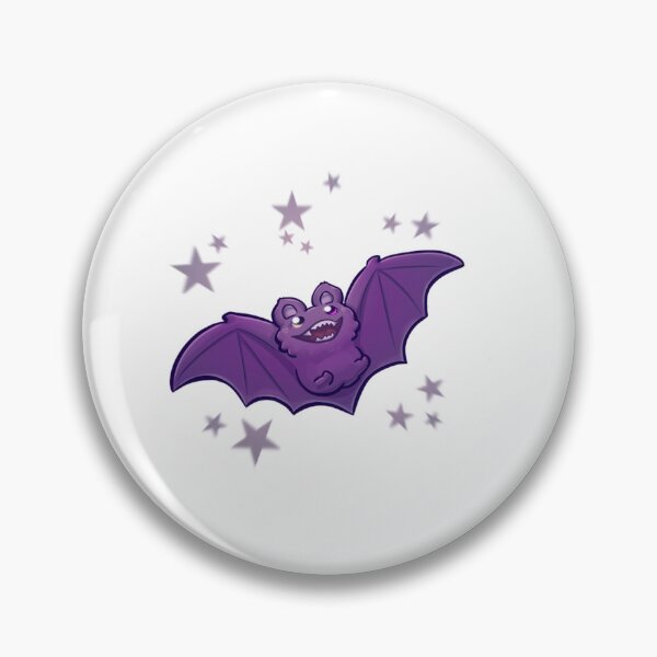 Item preview, Cute Flying Purple Bat and Stars Art designed and sold by lilLilaBat.