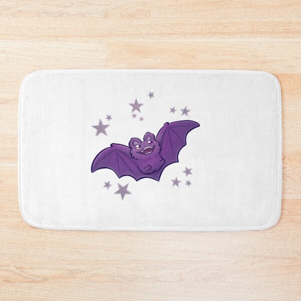 Item preview, Cute Flying Purple Bat and Stars Art designed and sold by lilLilaBat.