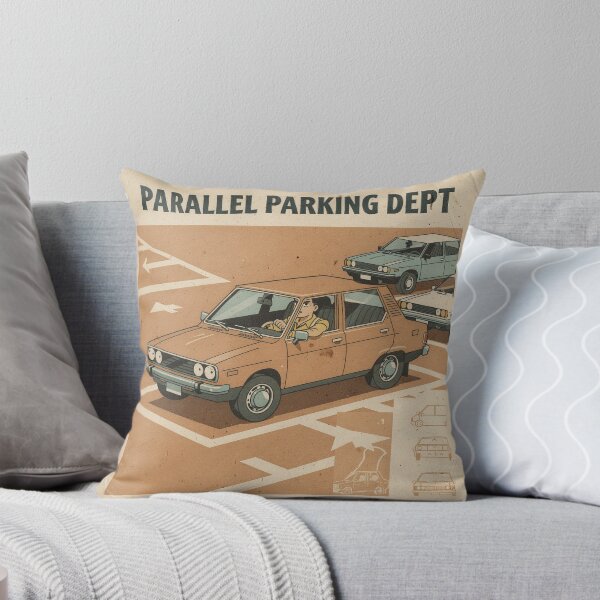 Item preview, Bureau of Parallel Parking Retro Poster designed and sold by PictorialWhimsy.
