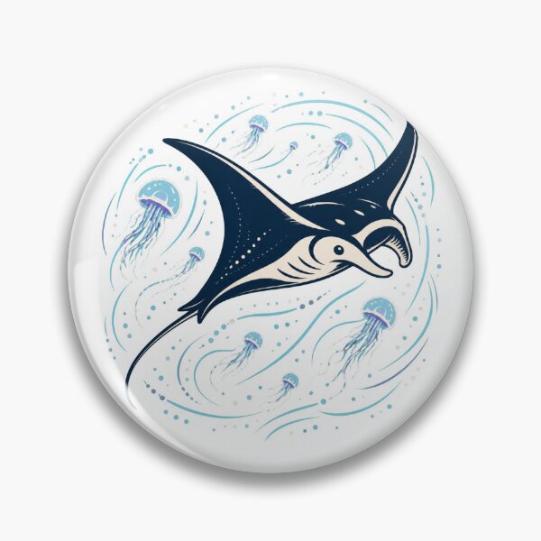Item preview, a manta ray designed and sold by zzinthestore.