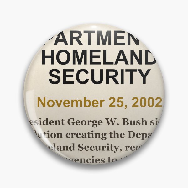 Item preview, America 250 | Department of Homeland Security | 2002 designed and sold by ariksworld.