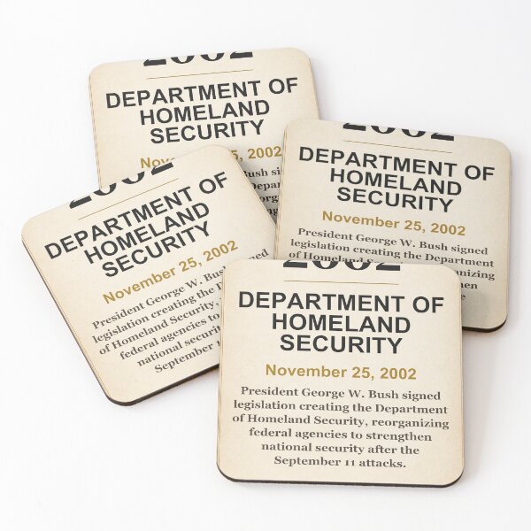 Item preview, America 250 | Department of Homeland Security | 2002 designed and sold by ariksworld.