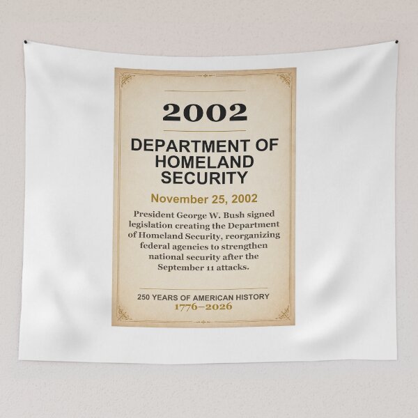 Item preview, America 250 | Department of Homeland Security | 2002 designed and sold by ariksworld.