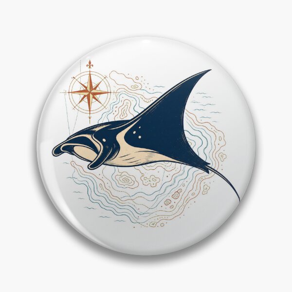 Item preview, a manta ray designed and sold by zzinthestore.