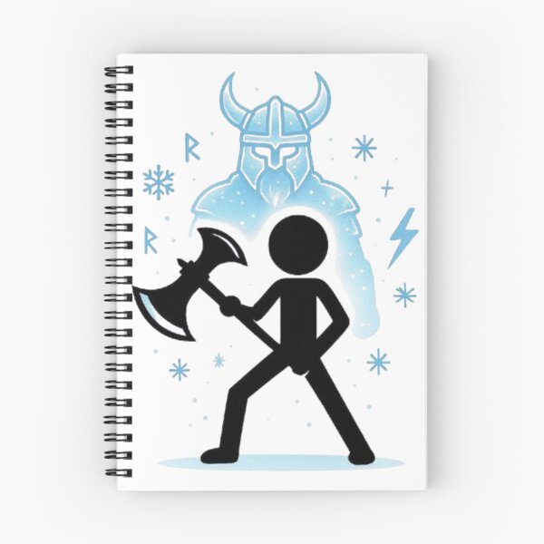 Item preview, Frost Viking Stickman Axe Warrior designed and sold by Interactive-Art.