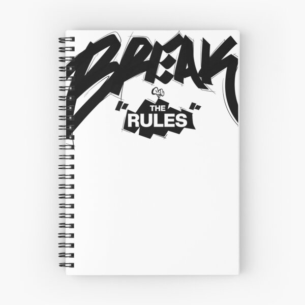 Item preview, Break The Rules Motivational Quote Graffiti designed and sold by SpacePride.