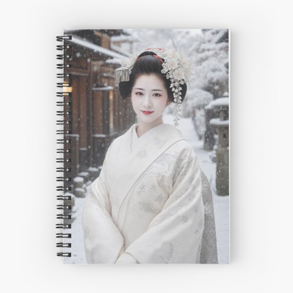 Item preview, Kyoto Maiko – Snowfall in Historic Kyoto designed and sold by SEIMEI2025.
