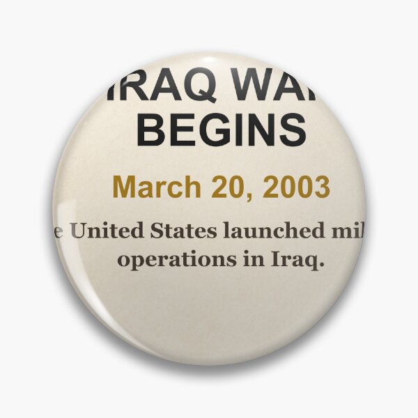 Item preview, America 250 | Iraq War Begins | 2003 designed and sold by ariksworld.