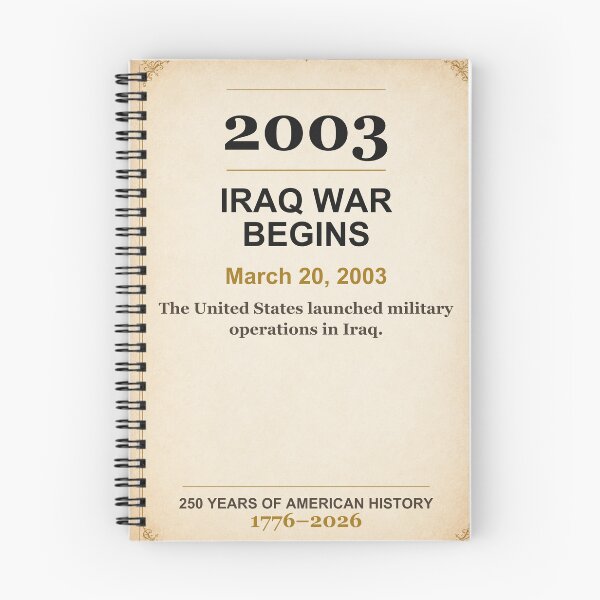 Item preview, America 250 | Iraq War Begins | 2003 designed and sold by ariksworld.