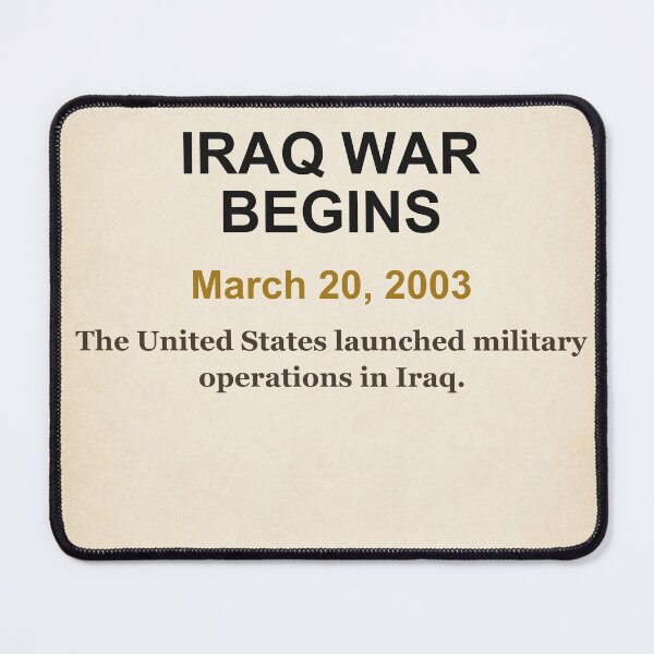 Item preview, America 250 | Iraq War Begins | 2003 designed and sold by ariksworld.