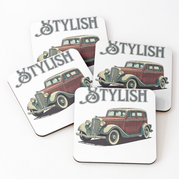 Item preview, Stylish Vintage Classic Car | Retro Automobile Illustration designed and sold by CJLindy.