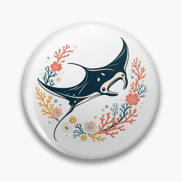 Item preview, a manta ray designed and sold by zzinthestore.