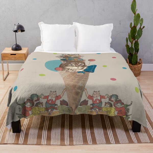 Item preview, Vintage Circus Cat Ice Cream Sundae designed and sold by petchcotch.