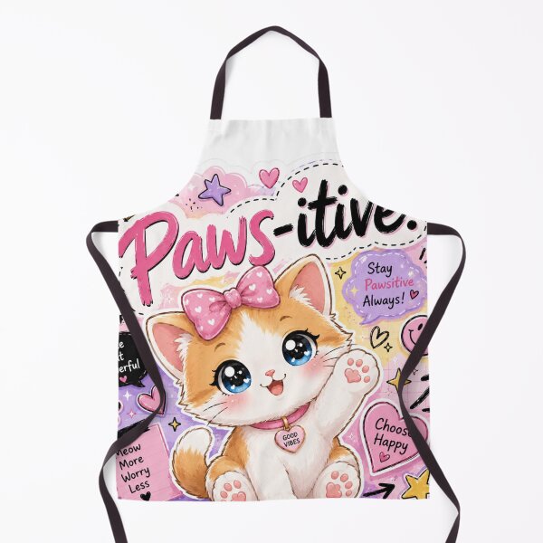 Item preview, Cute Kawaii Cat Sticker | Paws-itive Gen Z Kitty designed and sold by Snikdha.
