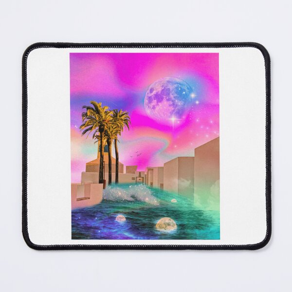 Item preview, Tropical Surreal Nightscape Art designed and sold by ontiverospixels.