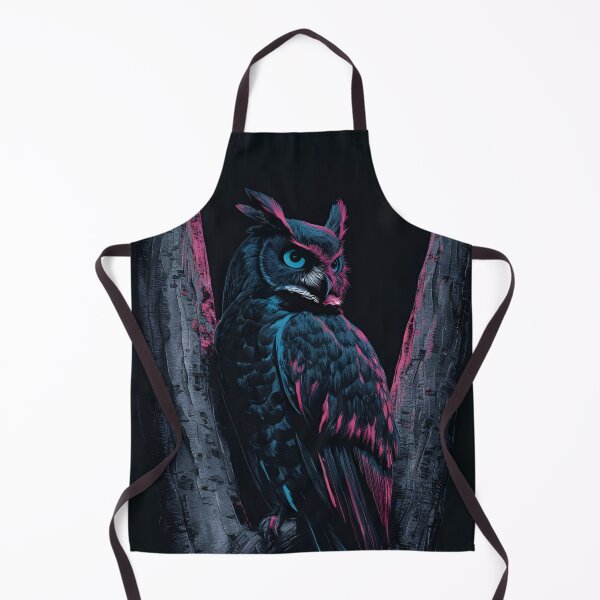 Item preview, Vibrant Nightwatcher The Enigmatic Owl in Neon Shades A Fusion of Nature and Art designed and sold by Matt_Smith.