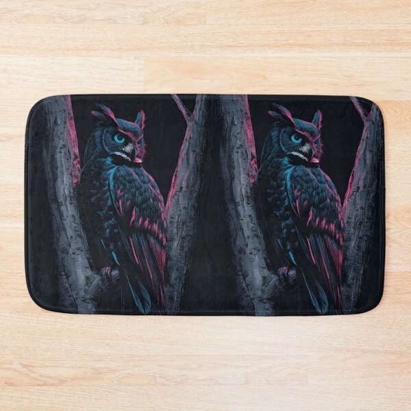 Item preview, Vibrant Nightwatcher The Enigmatic Owl in Neon Shades A Fusion of Nature and Art designed and sold by Matt_Smith.
