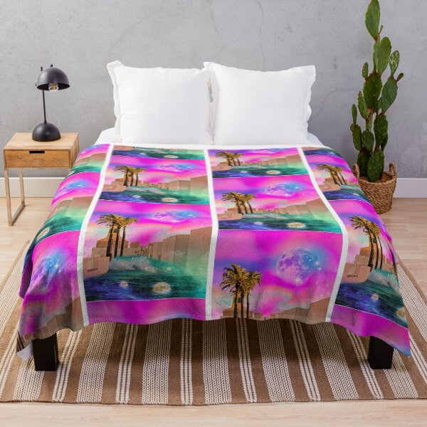 Item preview, Tropical Surreal Nightscape Art designed and sold by ontiverospixels.