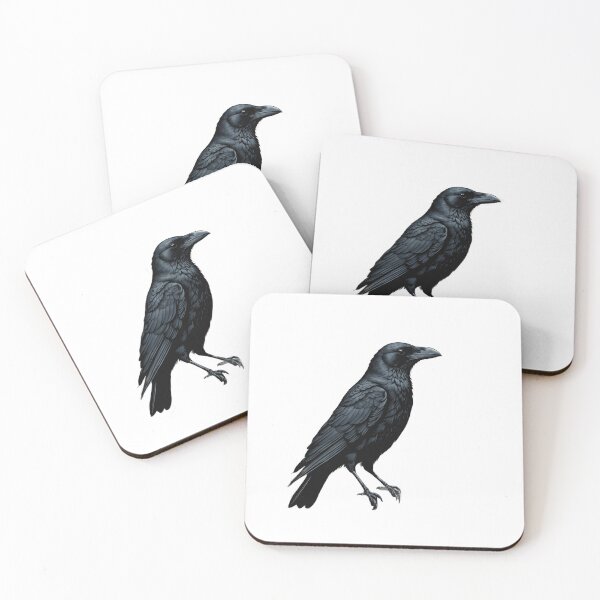 Item preview, Gothic Crow Illustration Sticker designed and sold by PiNoPress.