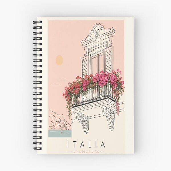 Item preview, Minimalist Travel Line Art Italian Balcony Flower Outline Poster designed and sold by Gameshalah's Digital Library.