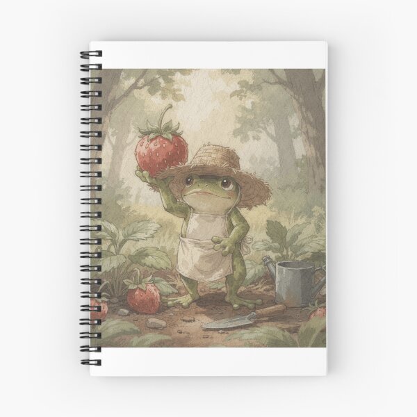 Item preview, Proud Frog Gardener Giant Strawberry designed and sold by PictorialWhimsy.