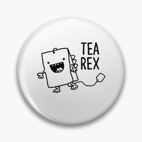 Item preview, Tea Rex Cute Dinosaur Tea Bag Pun Cartoon designed and sold by SpacePride.