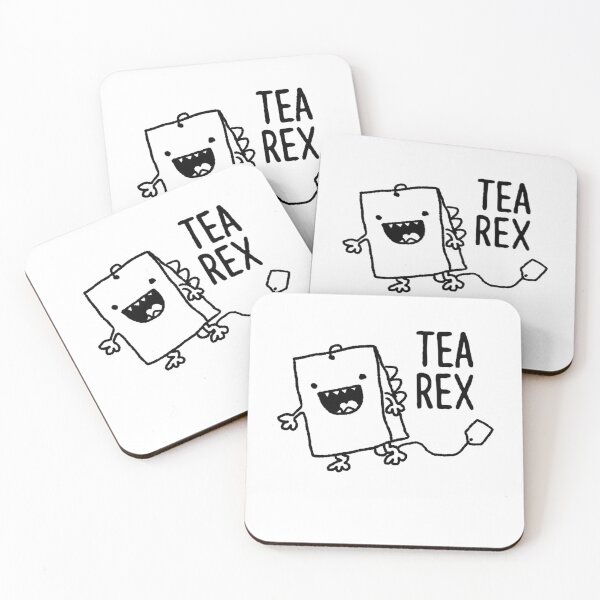 Artikelvorschau, Tea Rex – Niedlicher Dinosaurier-Teebeutel-Wortspiel-Cartoon entworfen und verkauft von SpacePride.