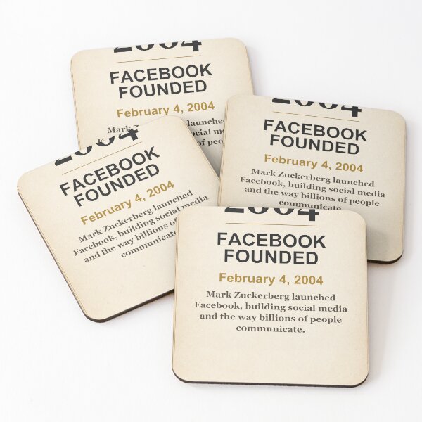 Item preview, America 250 | Facebook Founded | 2004 designed and sold by ariksworld.
