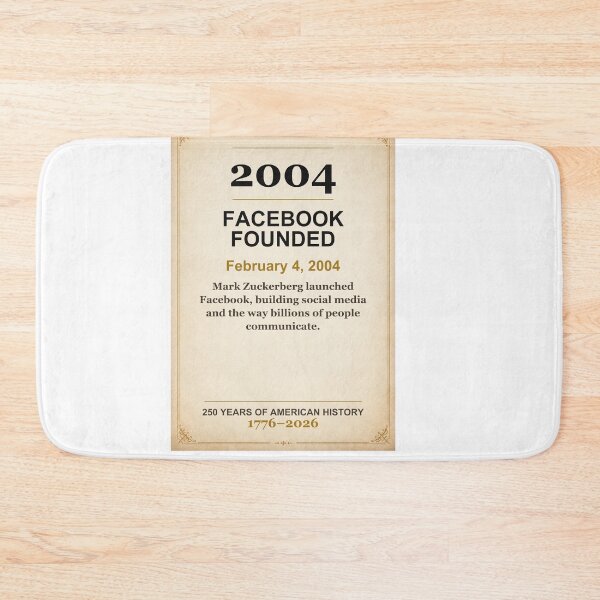 Item preview, America 250 | Facebook Founded | 2004 designed and sold by ariksworld.