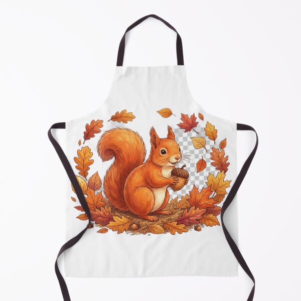 Item preview, Autumn Red Squirrel Holding an Acorn designed and sold by GrzywaM.