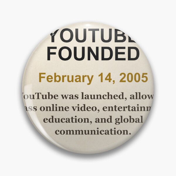 Item preview, America 250 | Youtube Founded | 2005 designed and sold by ariksworld.