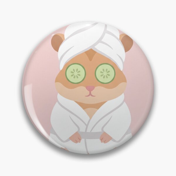 Item preview, Cute Hamster Spa Day with Cucumbers designed and sold by Galistor.