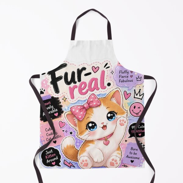 Item preview, Gen Z Cute Cat Sticker | Fur-real Kawaii Baby Kitty designed and sold by Snikdha.