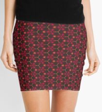 Autumnal Red Mini Skirt