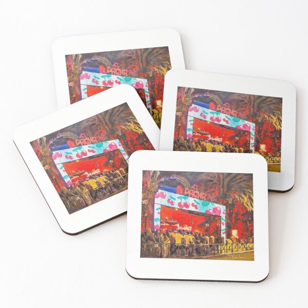Item preview, Nightclub Scene Impressionist Painting designed and sold by ontiverospixels.