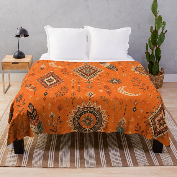 Item preview, Terracota Bohemian Sun and Moon Southwestern designed and sold by JoangRama.