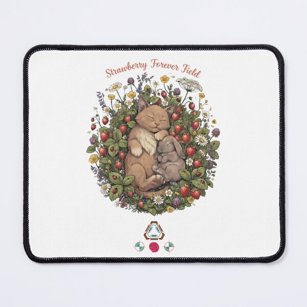 Item preview, Strawberry Forever Field designed and sold by m-yoga-store.