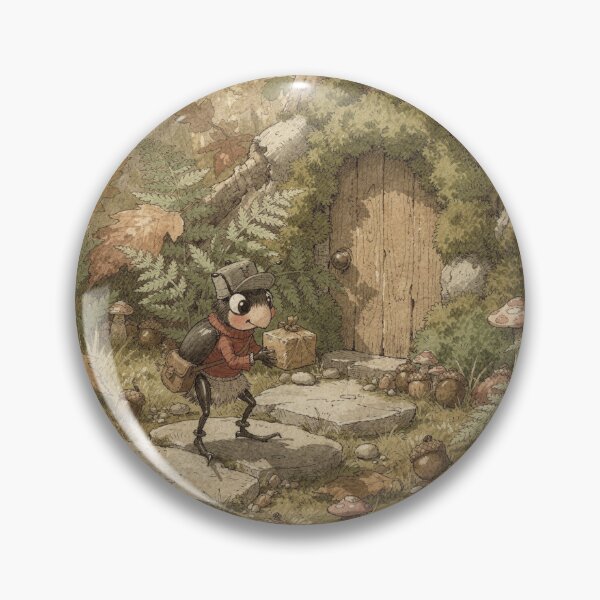 Item preview, Beetle Postman Acorn Parcel designed and sold by PictorialWhimsy.