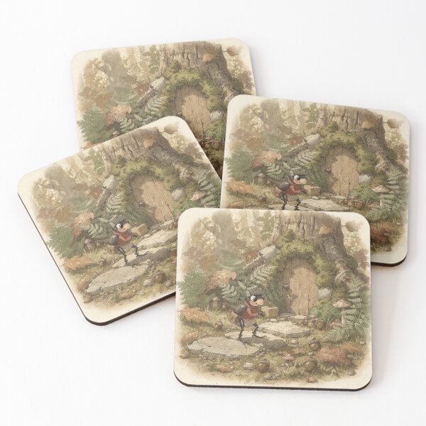 Item preview, Beetle Postman Acorn Parcel designed and sold by PictorialWhimsy.