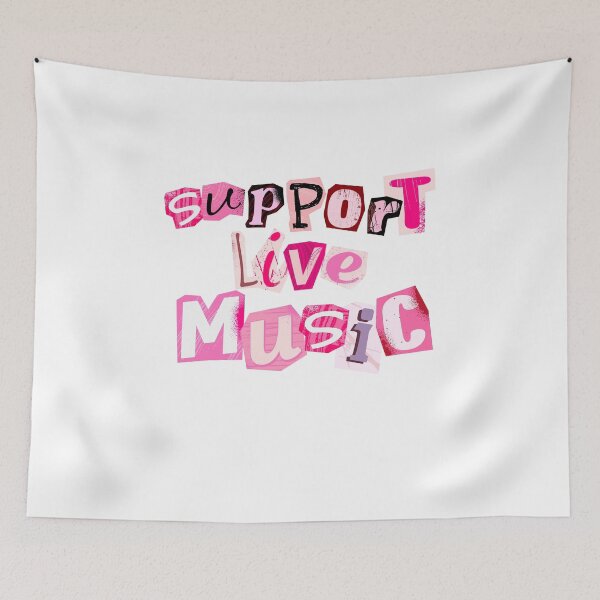 Item preview, support live music, music  designed and sold by Madzilla Wear.