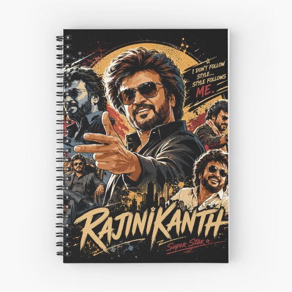 Item preview, Rajinikanth Retro Superstar Collage Poster designed and sold by Abidel.