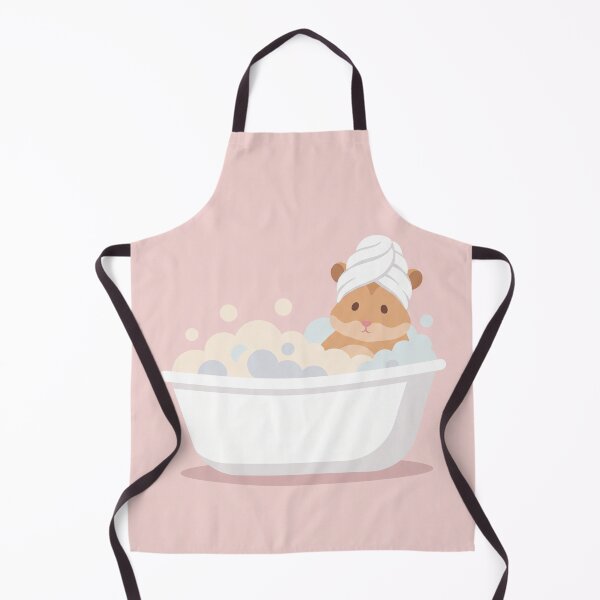 Item preview, Cute Hamster Bubble Bath Bathroom Art designed and sold by Galistor.