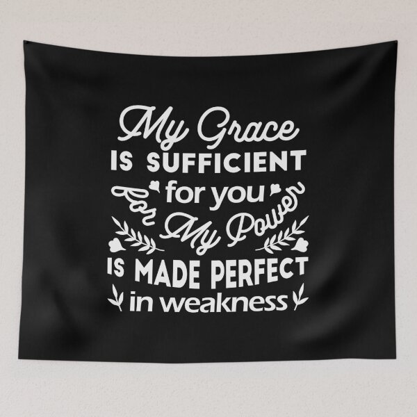 Item preview, Power Made Perfect In Weakness – 2 Corinthians 12:9 Verse designed and sold by FlinArt.