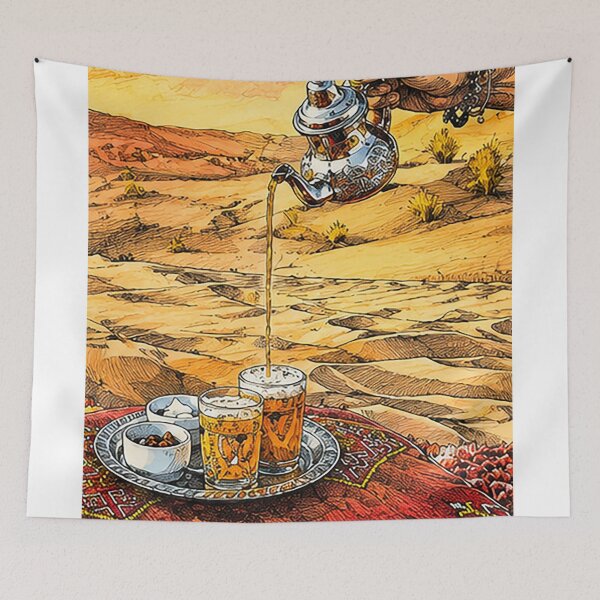 Item preview, Drink Tea in Desert designed and sold by Lucigreta.