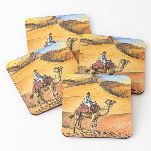 Item preview, Adevnture Desert Man and Camel designed and sold by Lucigreta.